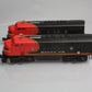 Williams 20196 O Santa Fe Red/Black F-3 AA Diesel Locomotive Set