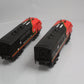 Williams 20196 O Santa Fe Red/Black F-3 AA Diesel Locomotive Set