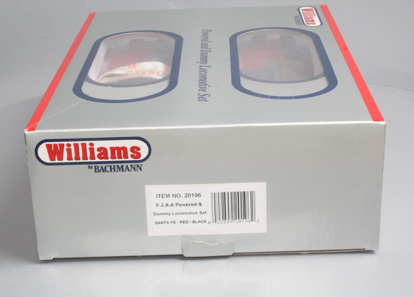 Williams 20196 O Santa Fe Red/Black F-3 AA Diesel Locomotive Set