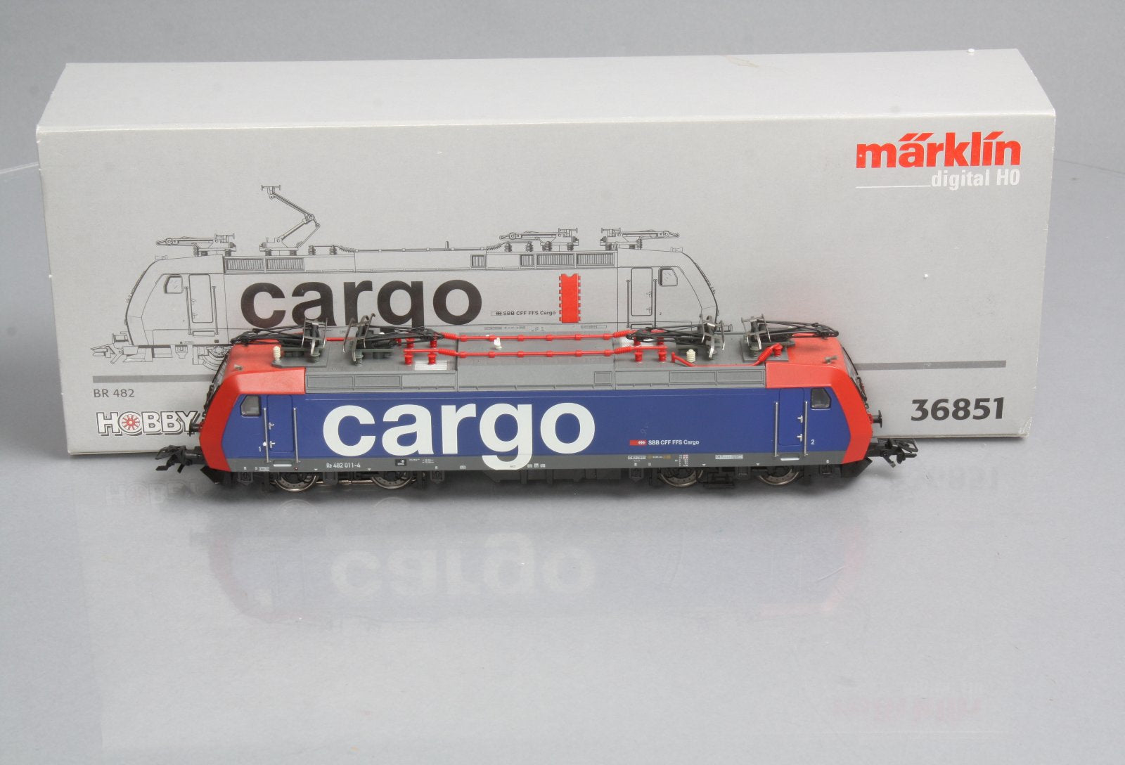 Marklin 36851 Cargo BR 482 SBB/CFF/FFS Electric Locomotive – Trainz