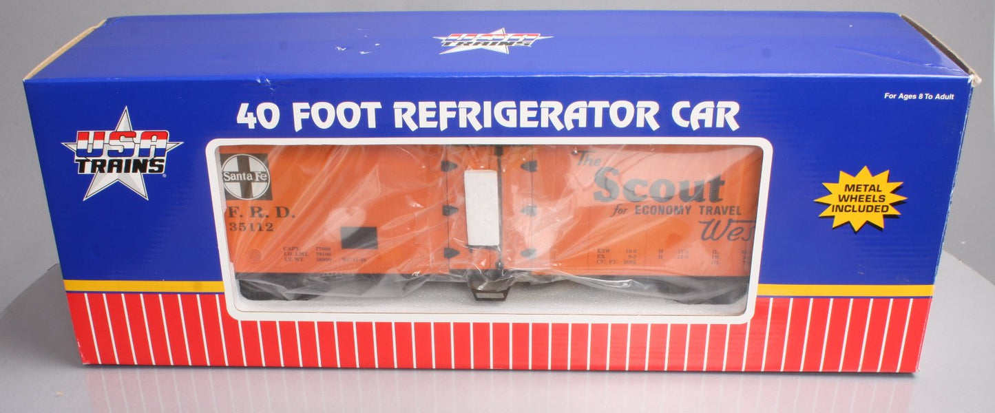 USA Trains 16504 G Santa Fe "Scout" 40' Refrigerator Car