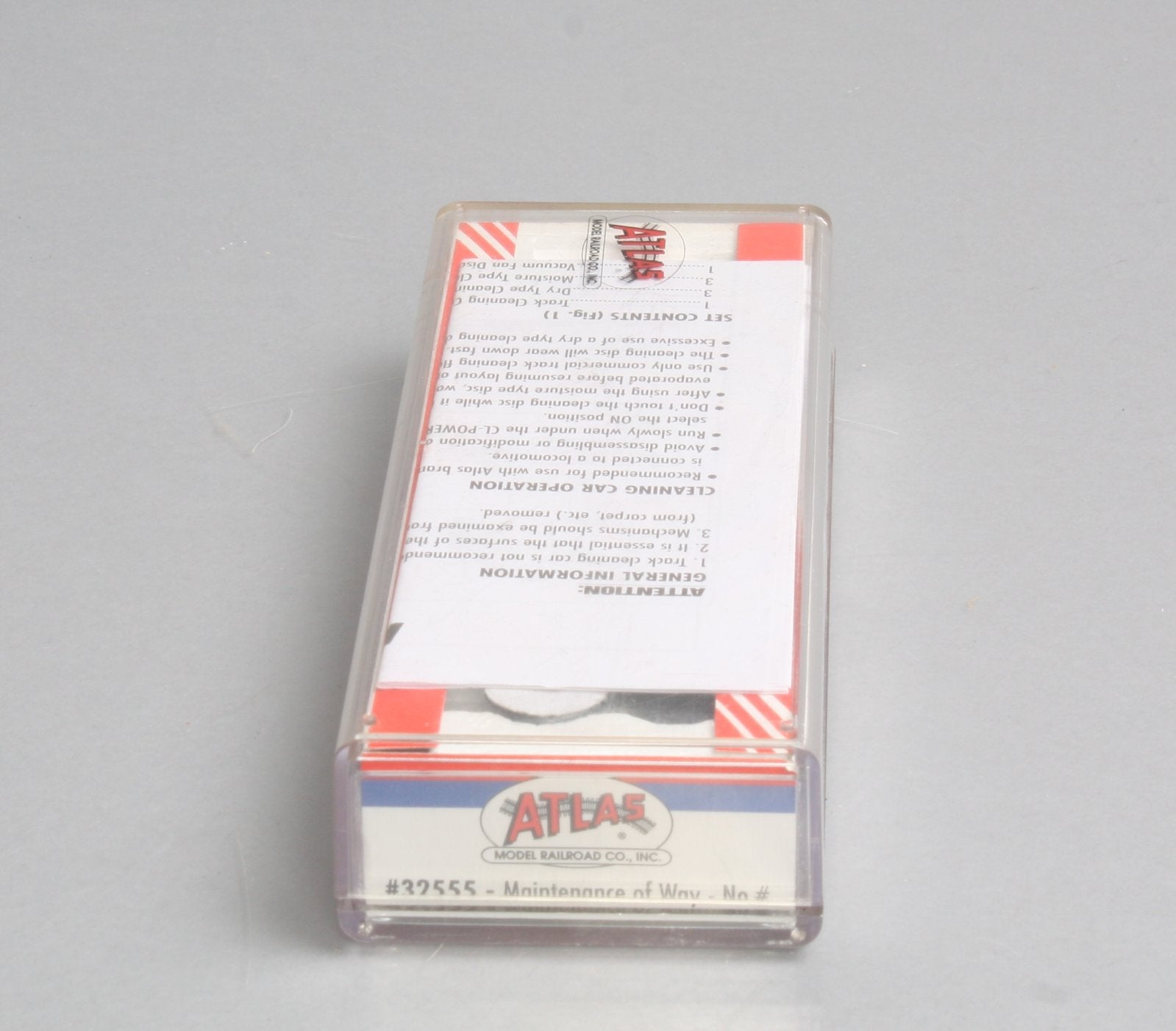 Atlas 32555 Maintenance of Way Track Cleaning Car