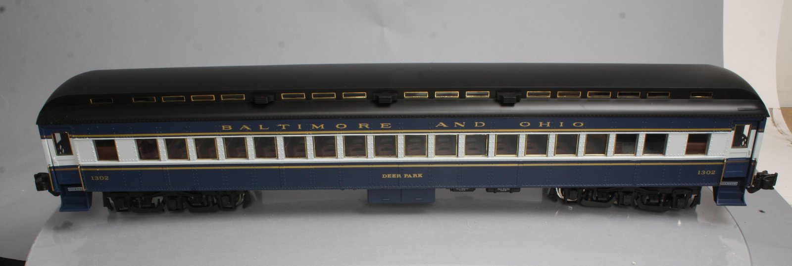 Aristo-Craft 31302 G B&O Standard Heavyweight Coach Car (Metal Wheels)