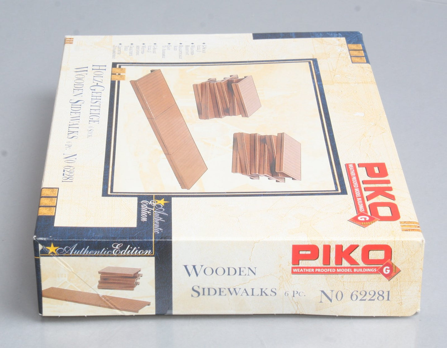 Piko 62281 G LGB Side Walks Kit (Pack of 6)