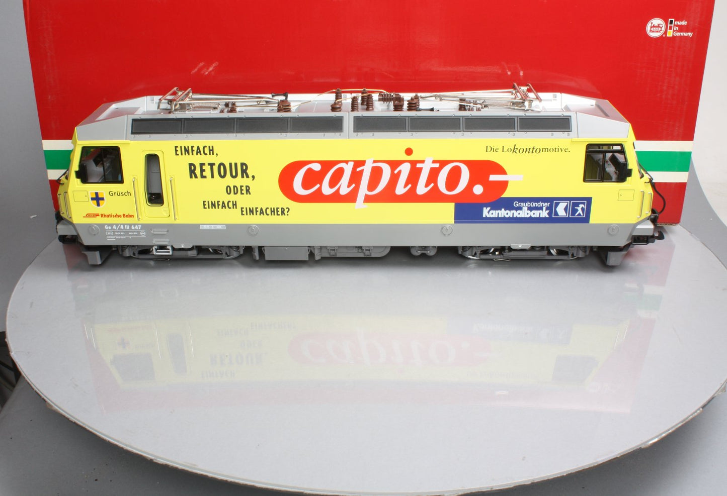LGB 25420 Capito RhB Ge 4/4III-Elloks Electric Locomotive