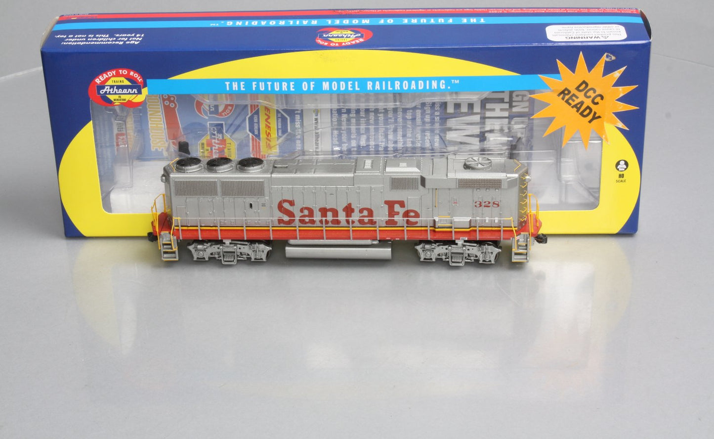 Athearn 88853 HO Scale Santa Fe GP60B Diesel Locomotive #328