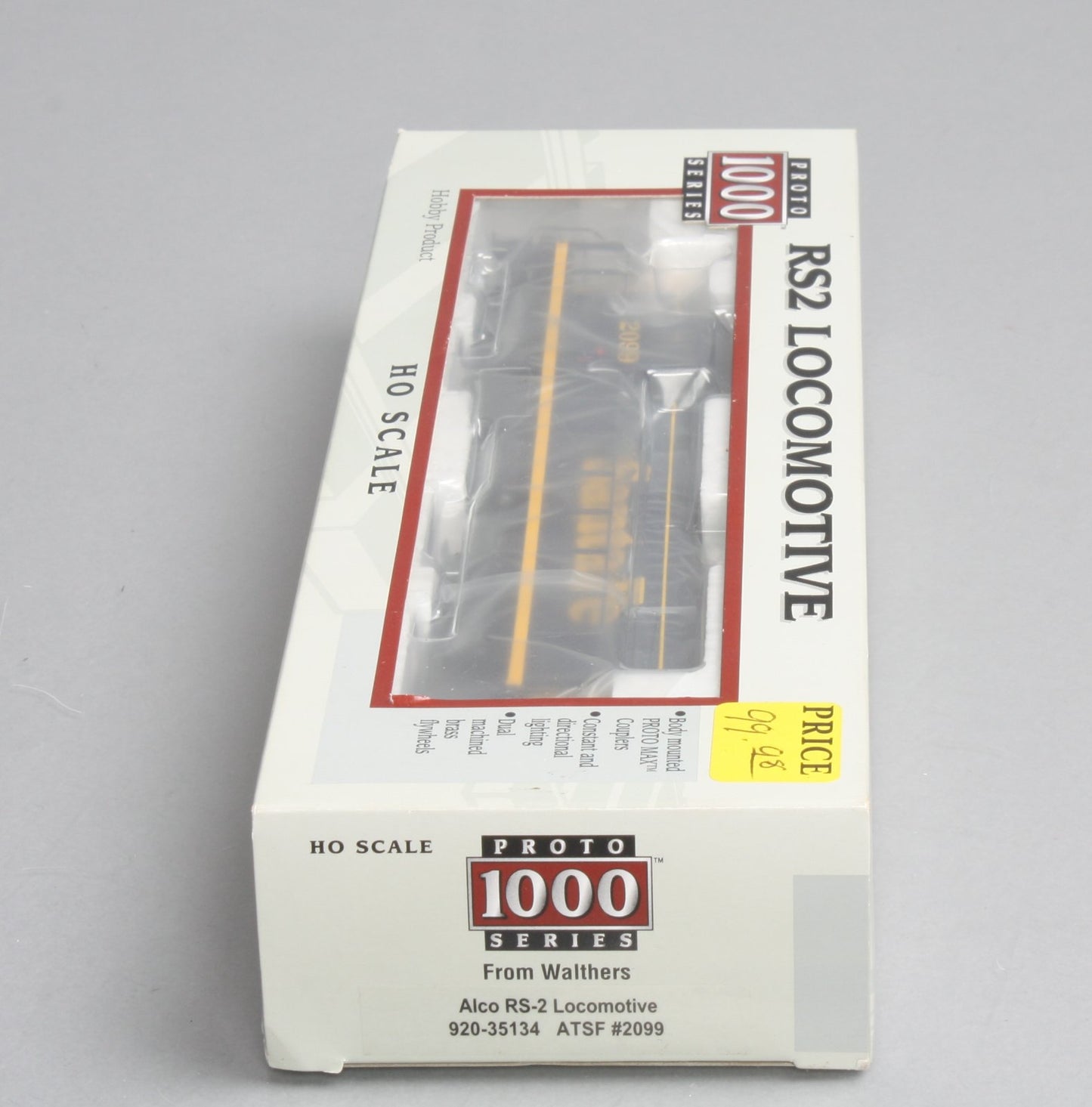 Walthers 920-35134 HO Scale ATSF Alco RS-2 Diesel Locomotive #2099