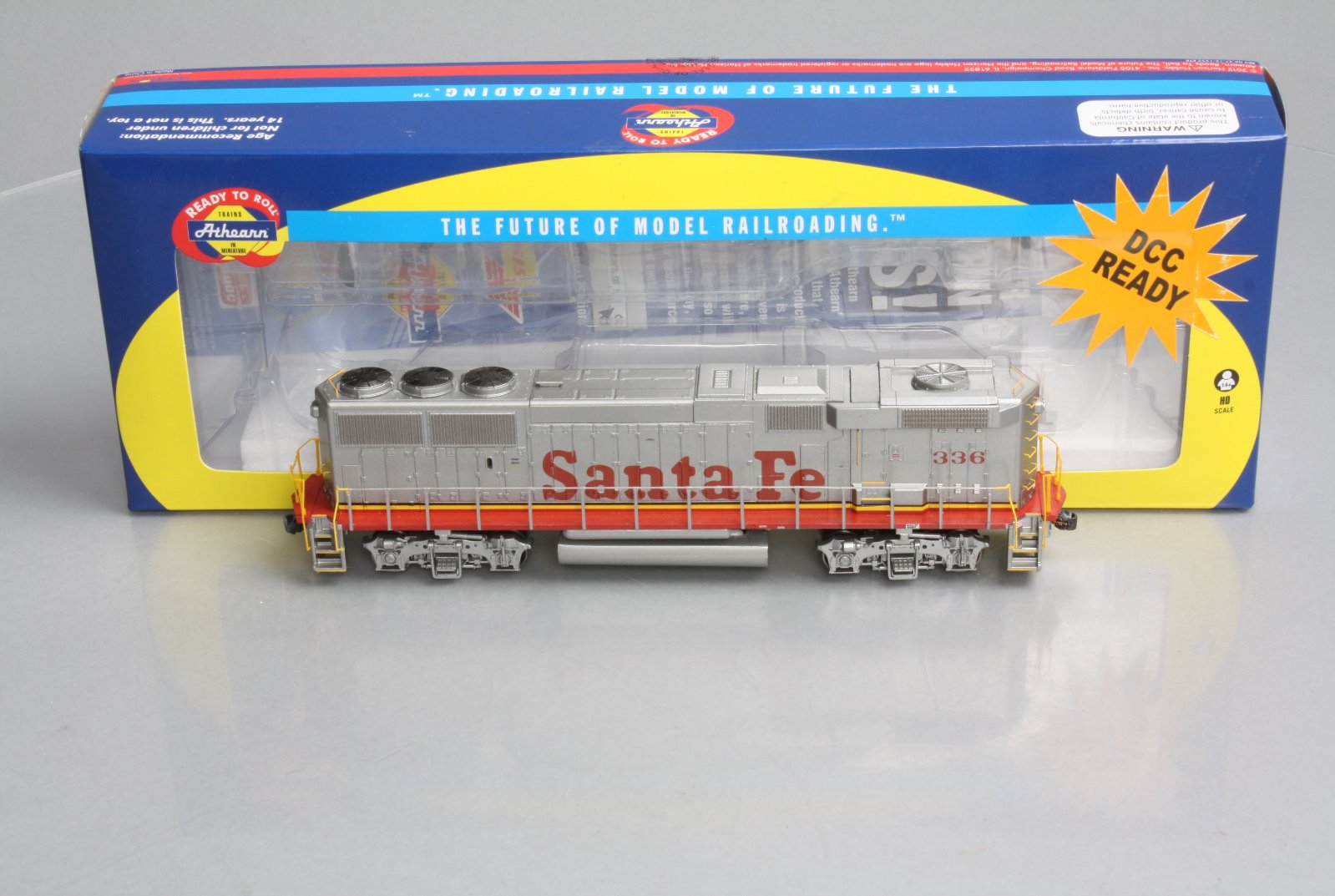 Athearn 88854 HO Scale Santa Fe GP60B Diesel Locomotive #336