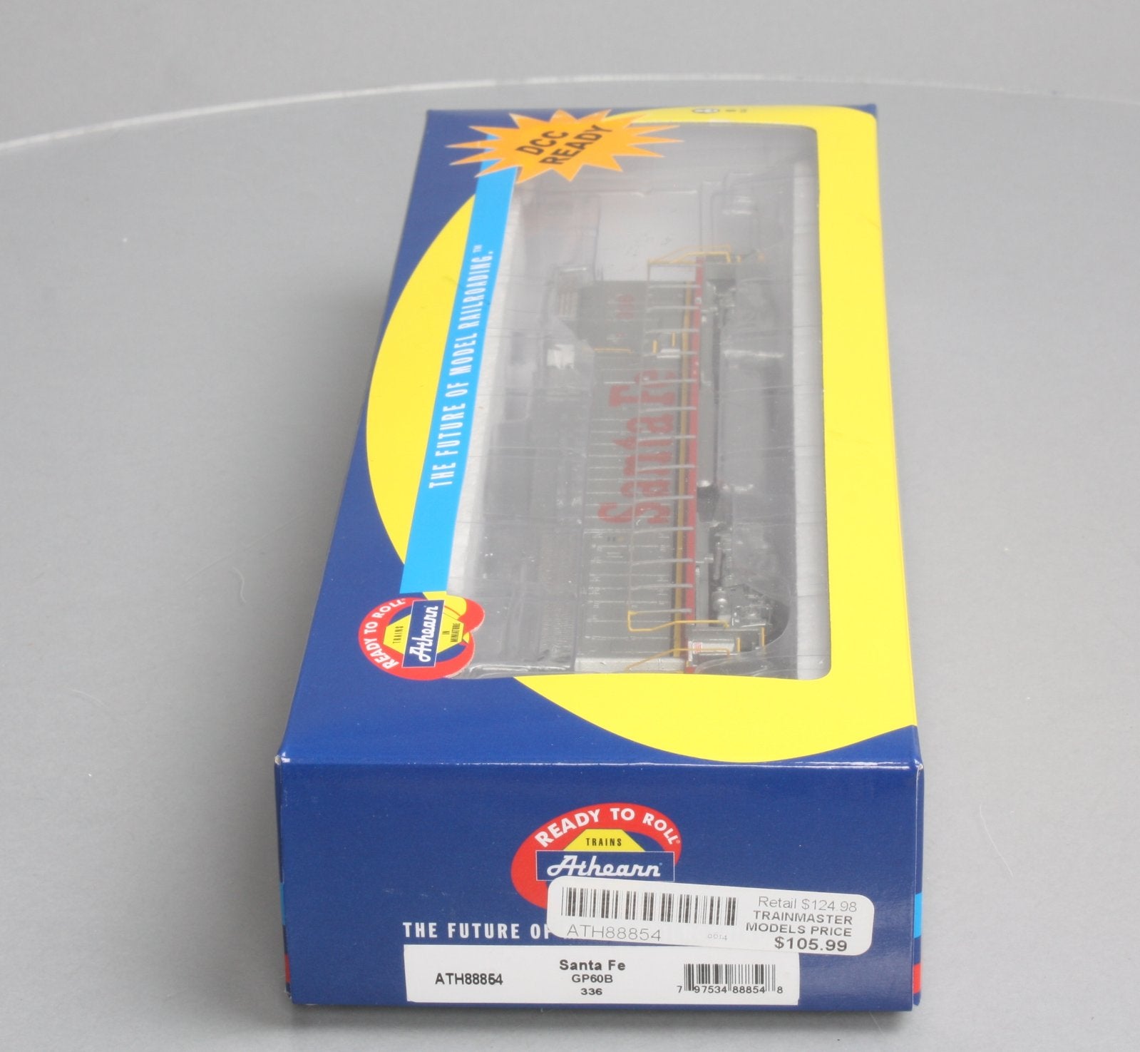 Athearn 88854 HO Scale Santa Fe GP60B Diesel Locomotive #336