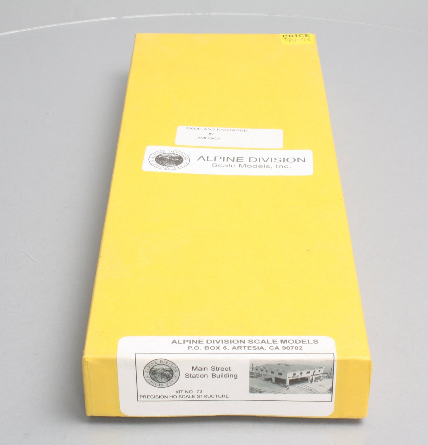 Alpine Division Scale Models 73 Main Street Staion Building Kit