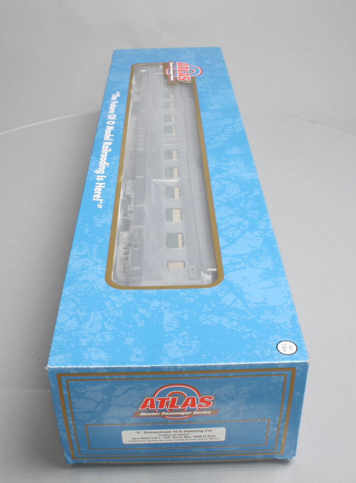 Atlas 30011781 Western Pacific "Silver Bay" 10-6 Sleeping Car