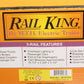 MTH 30-67554 Burlington Northern 60' Streamlined ABS 4-Car Passenger Set