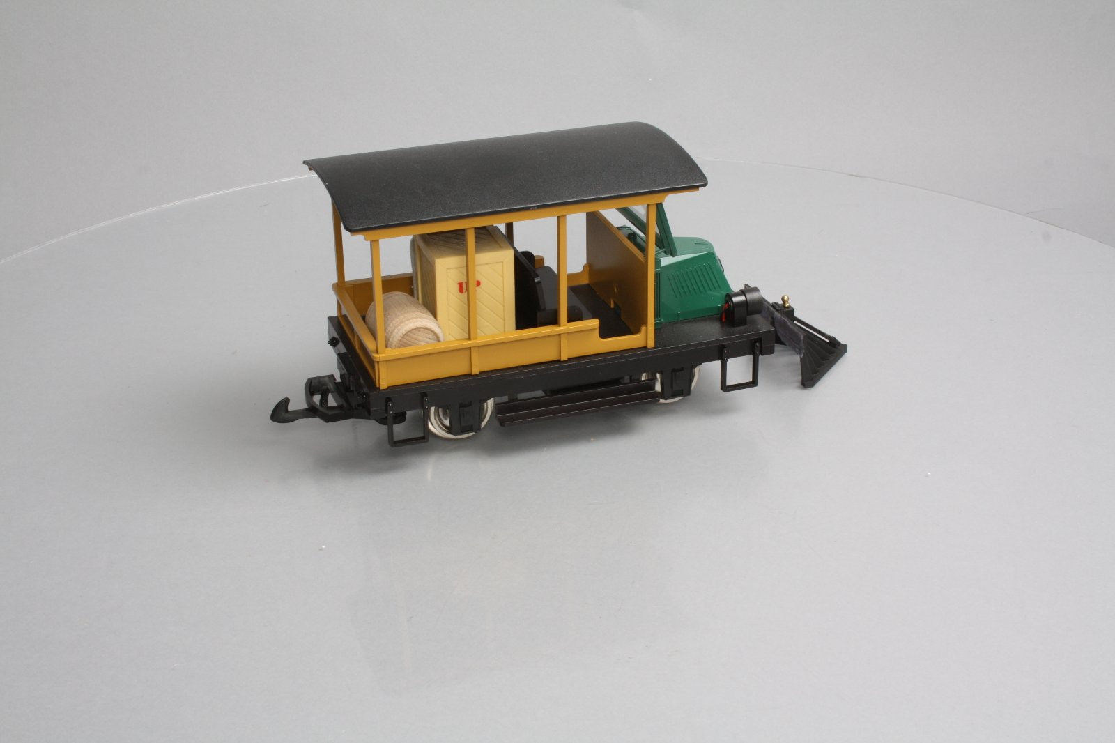 Hartland 09210 G Scale Green Woody Powered Rail Car
