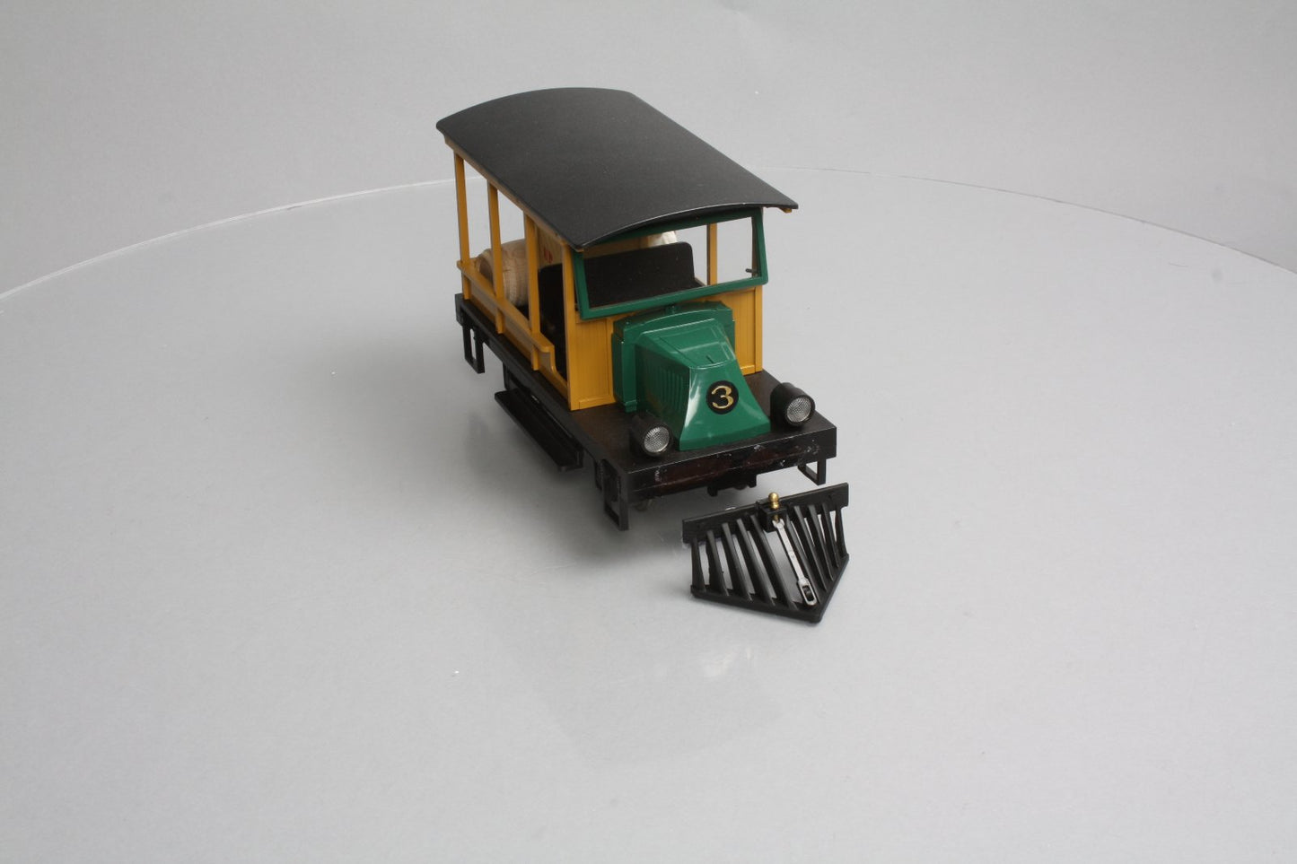 Hartland 09210 G Scale Green Woody Powered Rail Car