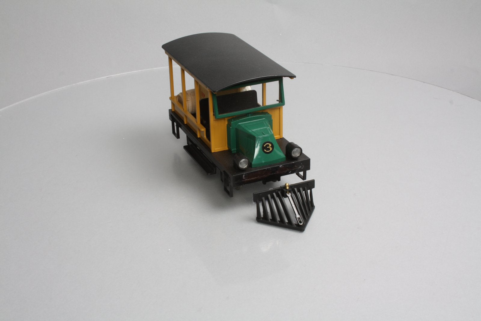 Hartland 09210 G Scale Green Woody Powered Rail Car