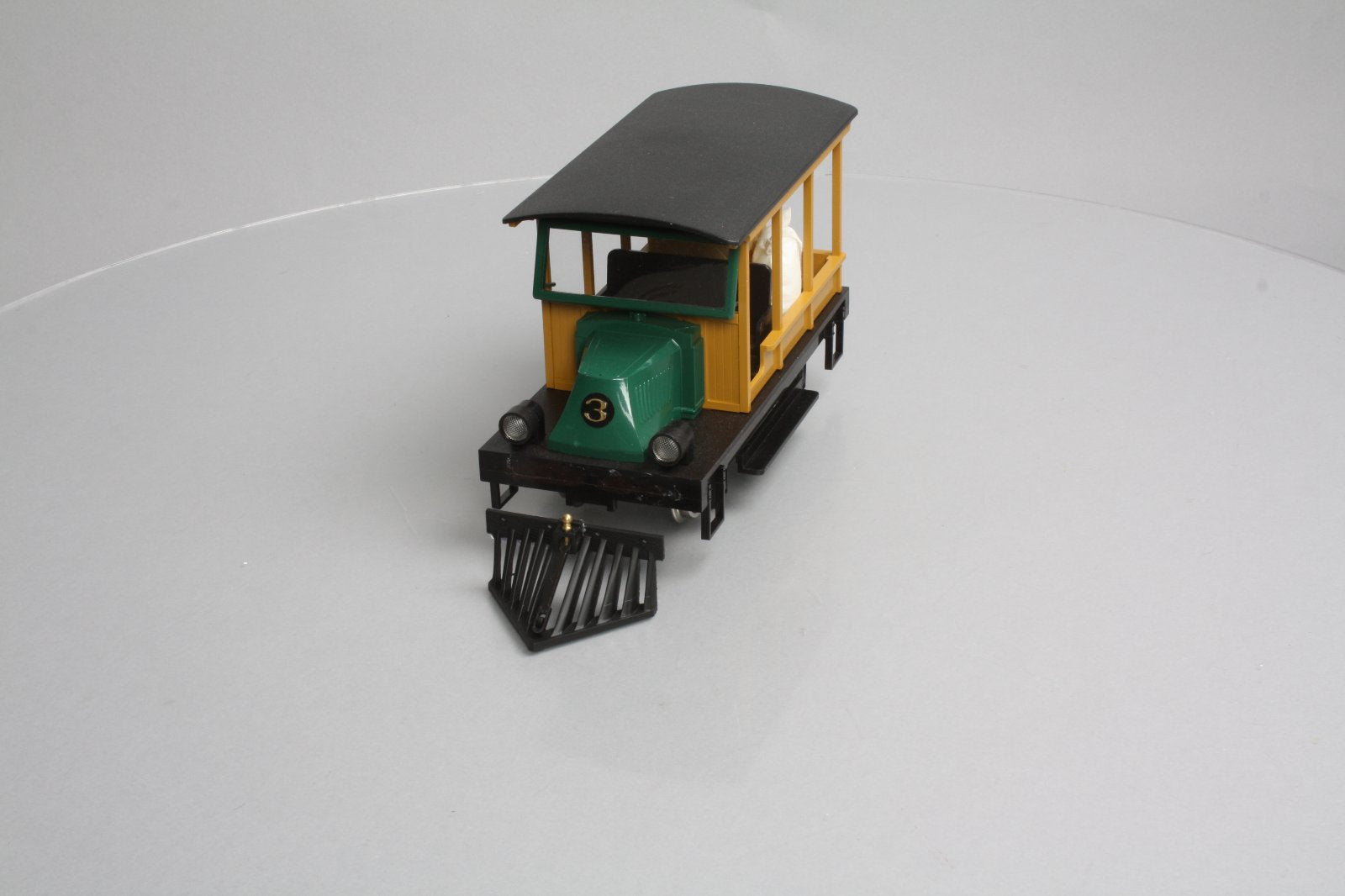 Hartland 09210 G Scale Green Woody Powered Rail Car