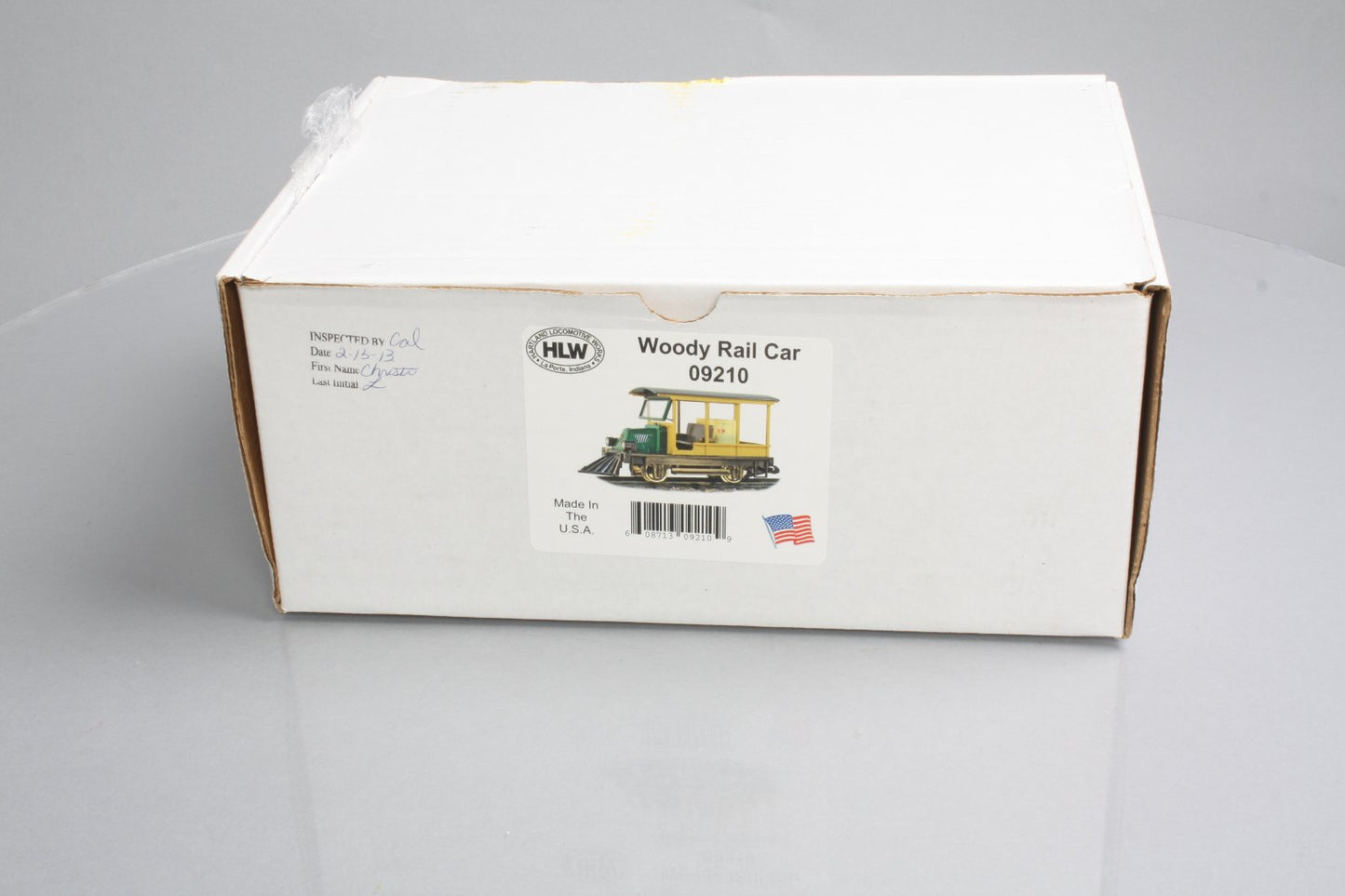 Hartland 09210 G Scale Green Woody Powered Rail Car