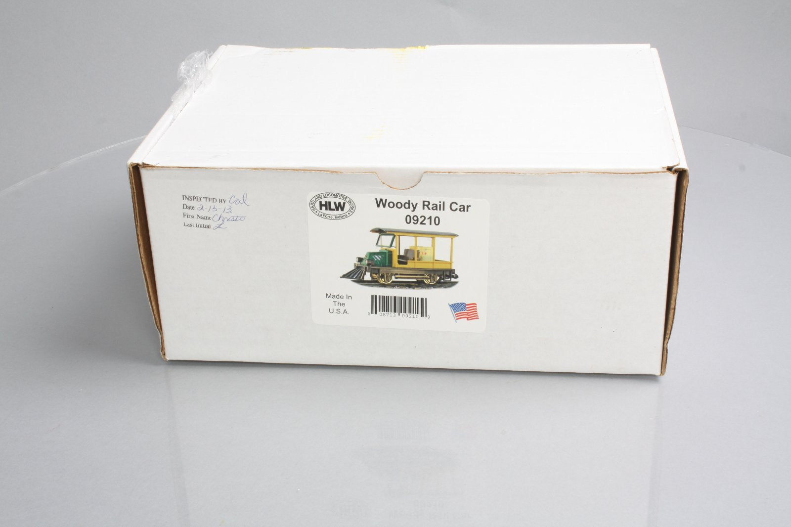 Hartland 09210 G Scale Green Woody Powered Rail Car