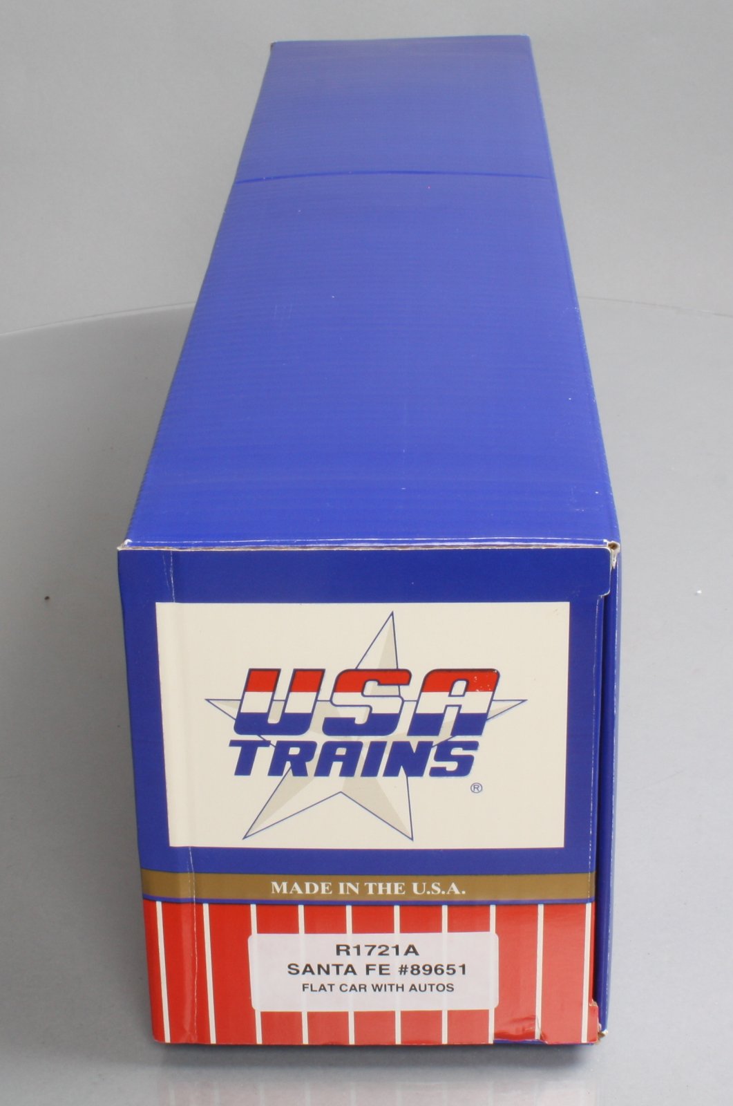 USA Trains 1721A G Santa Fe Flat Car with Autos