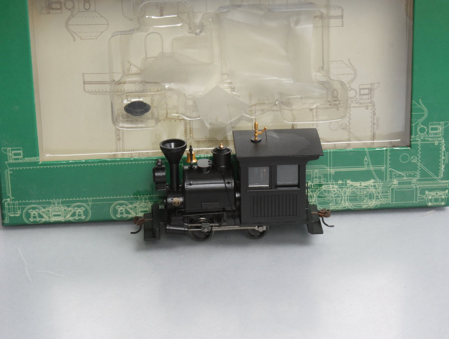 Bachmann 28098 On30 Painted & Unlettered 0-4-0 Porter w/ Vertical Cab Panel