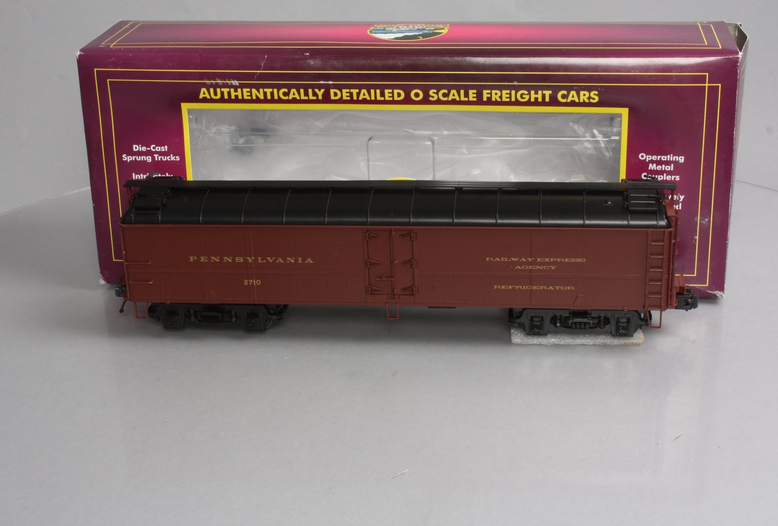 MTH 20-94176 O Gauge Pennsylvania R50B Express Refrigerator Car #2710