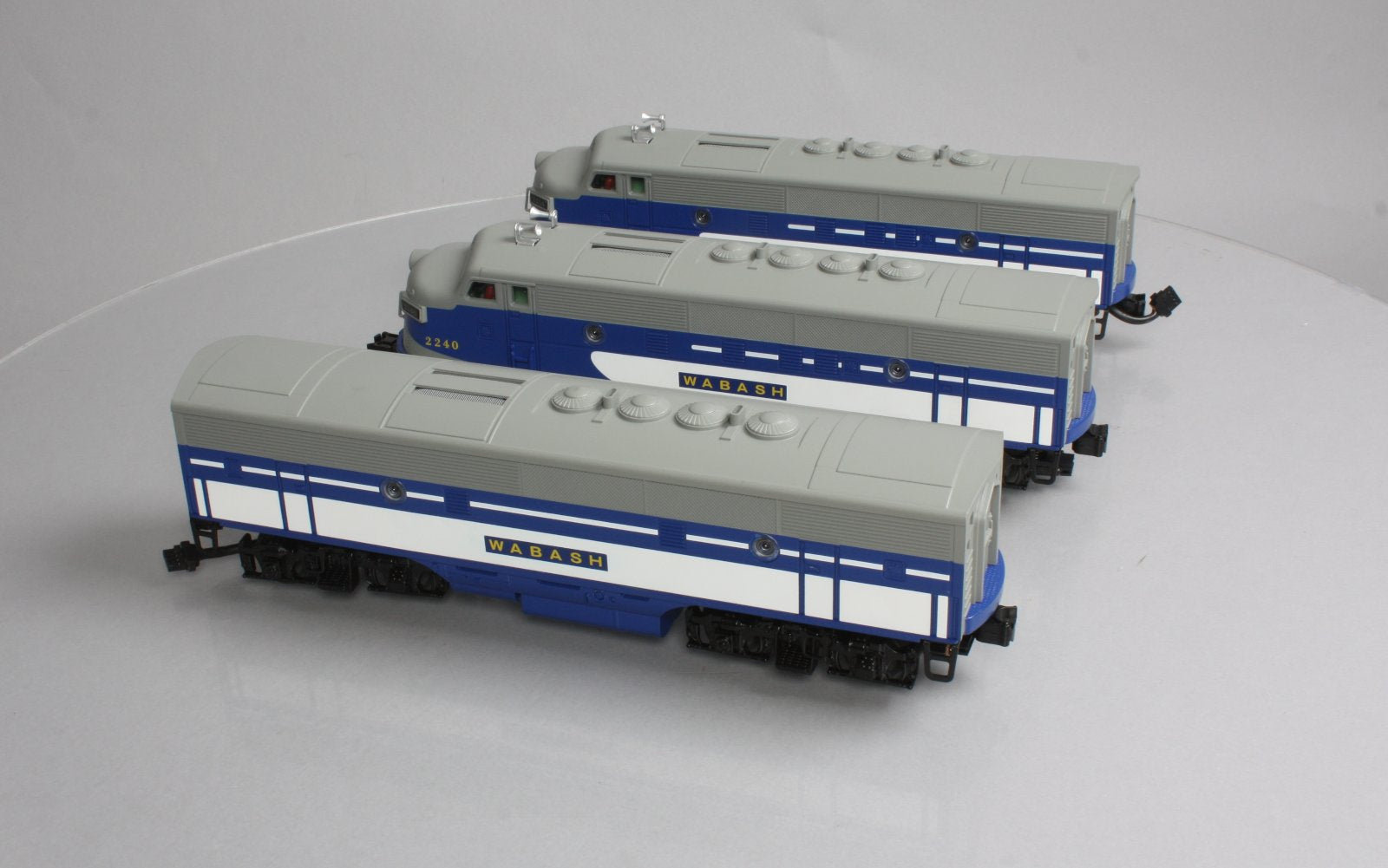 MTH 30-2944-1 Wabash F-3 ABA Diesel Engine Set w/PS 2.0 #2240/2254