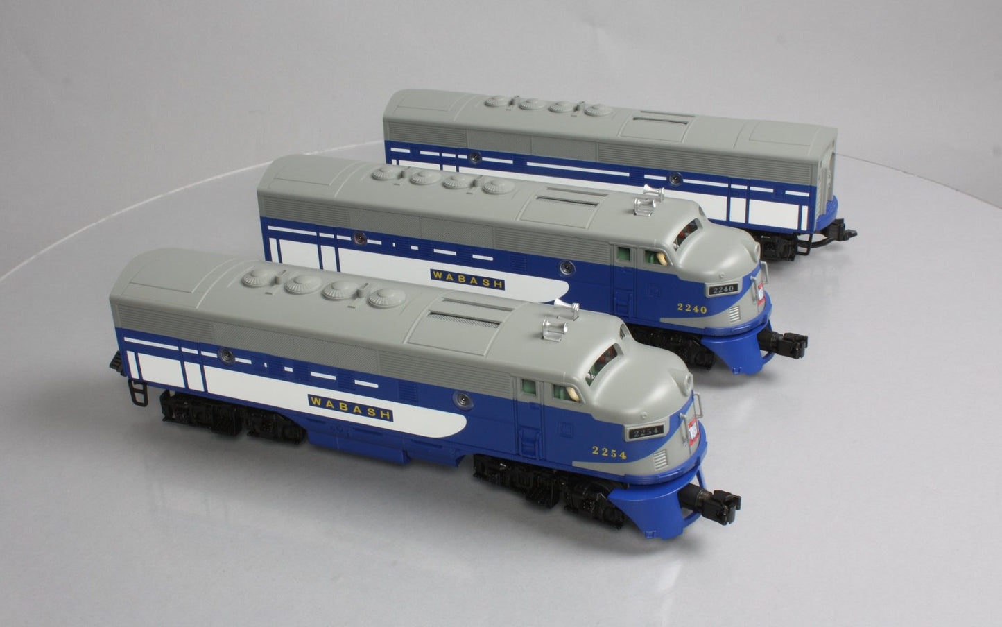 MTH 30-2944-1 Wabash F-3 ABA Diesel Engine Set w/PS 2.0 #2240/2254
