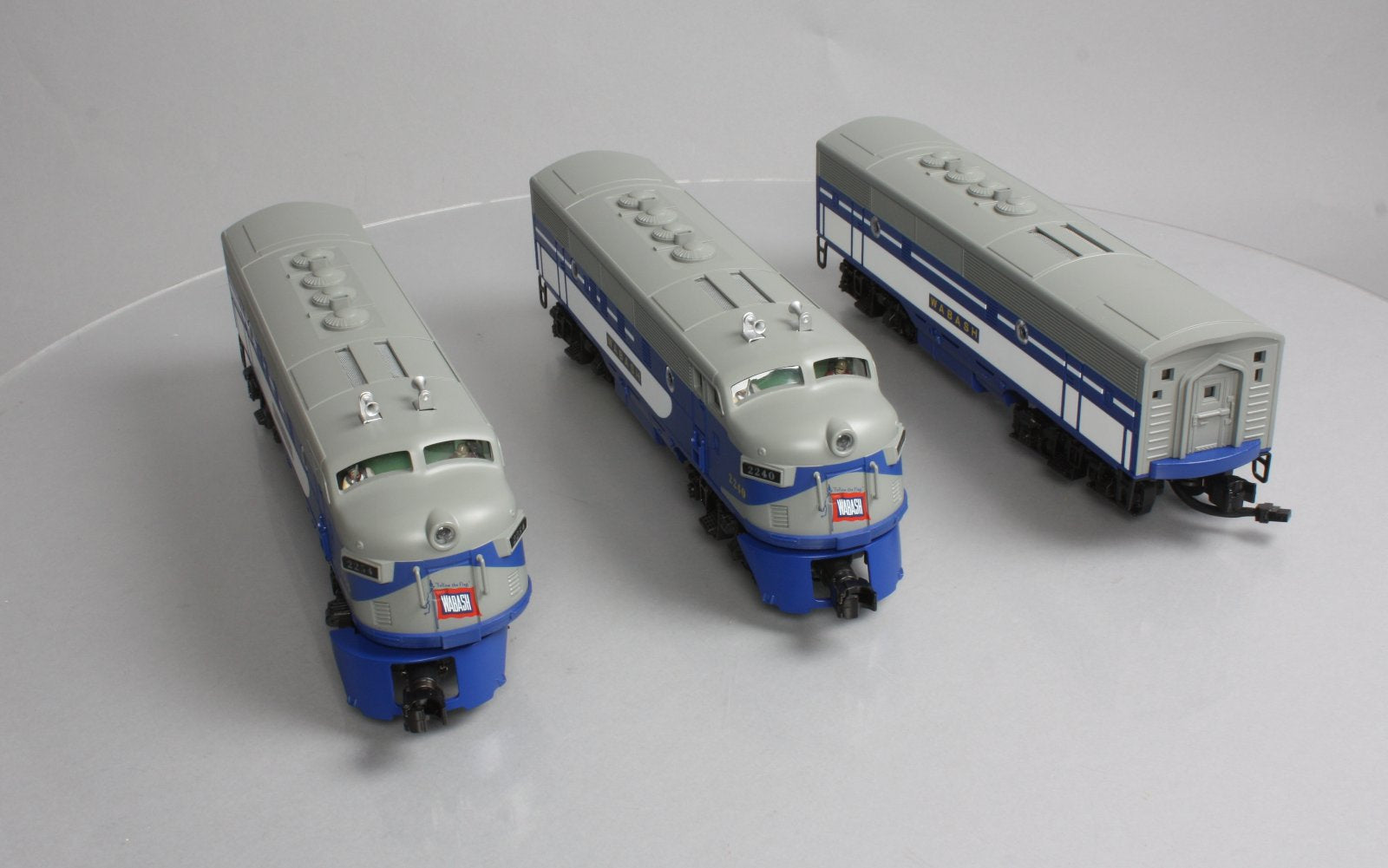 MTH 30-2944-1 Wabash F-3 ABA Diesel Engine Set w/PS 2.0 #2240/2254