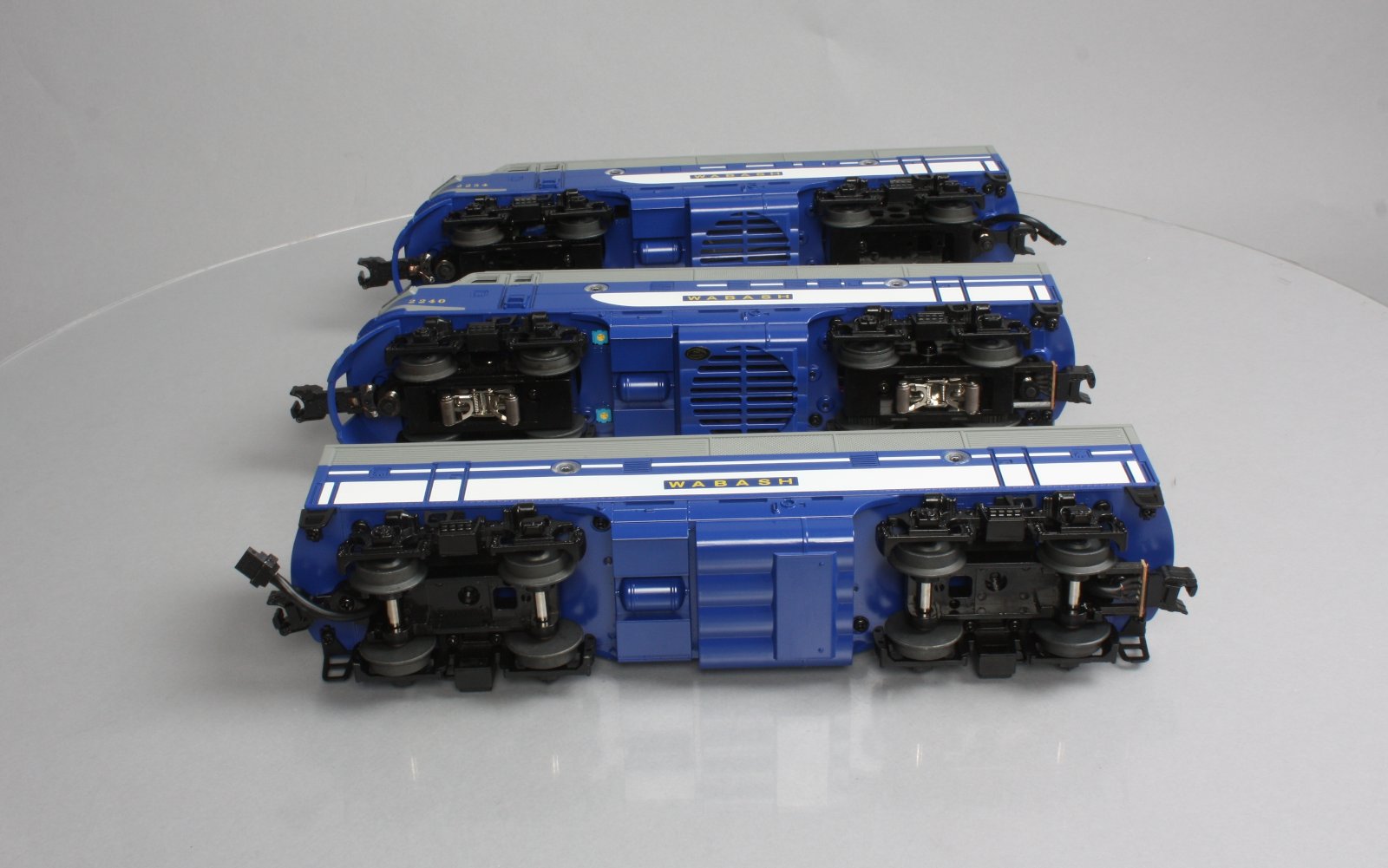 MTH 30-2944-1 Wabash F-3 ABA Diesel Engine Set w/PS 2.0 #2240/2254
