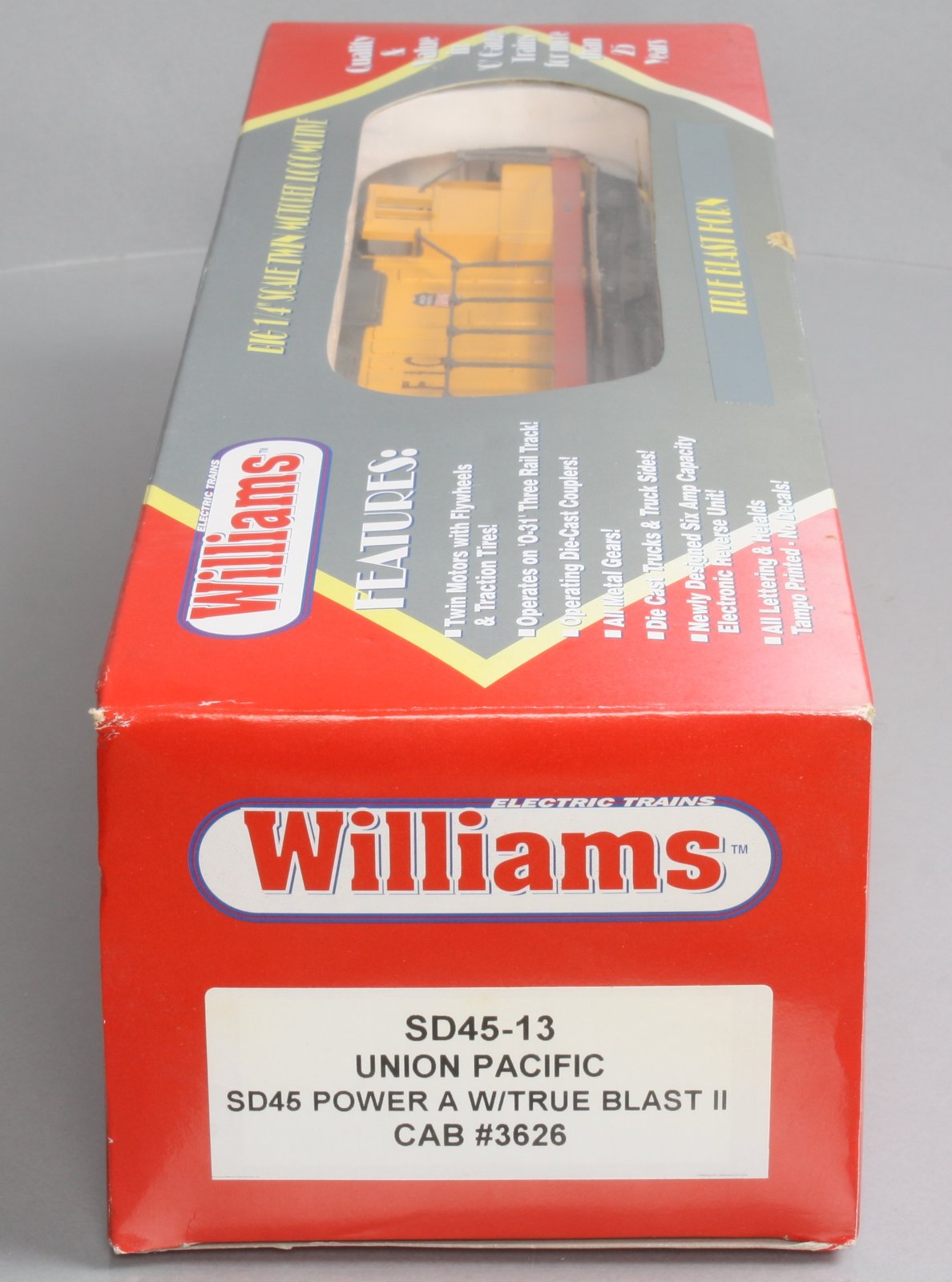 Williams 21714 O Gauge Union Pacific SD45 Powered Diesel Locomotive