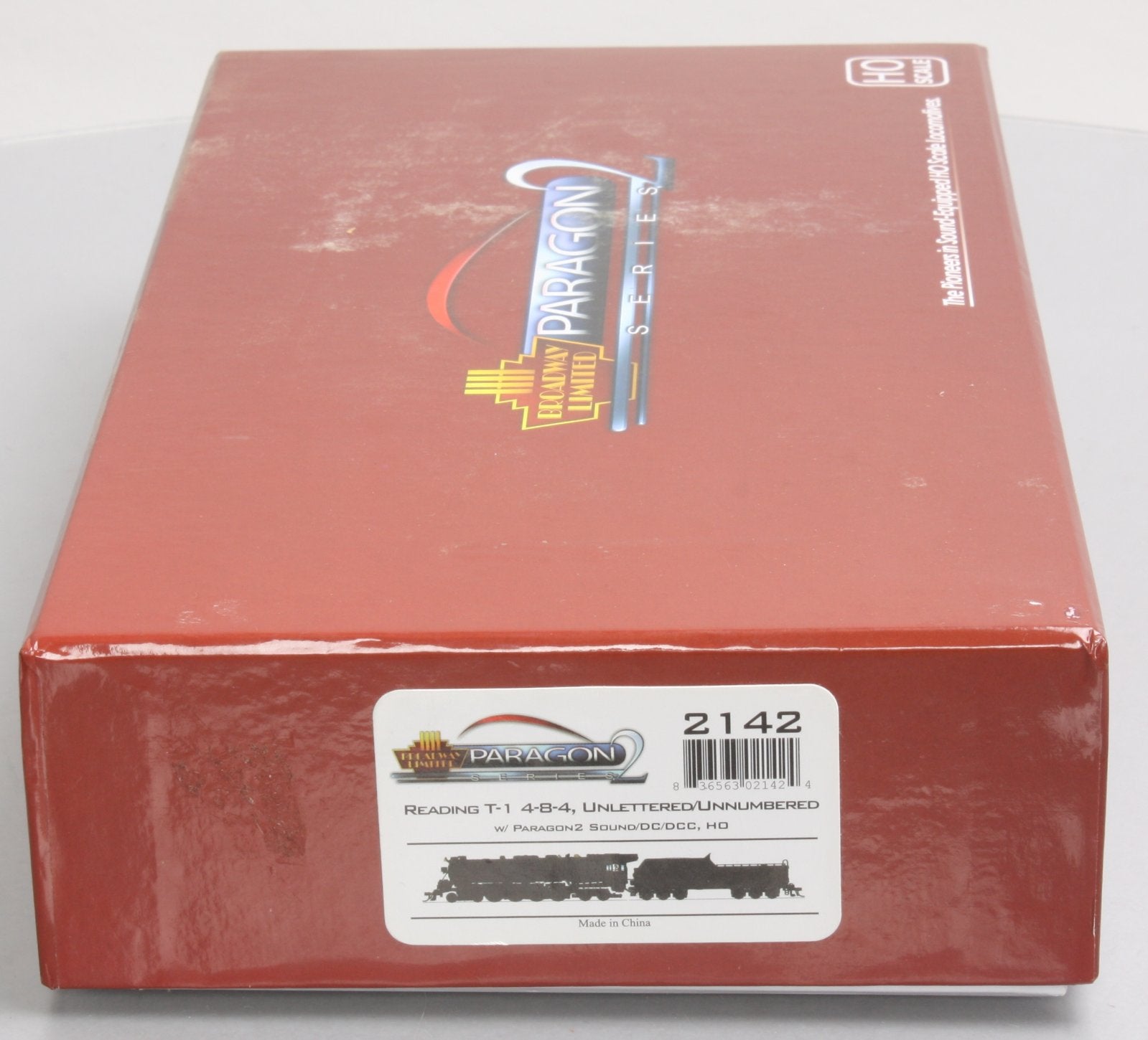 Broadway Limited 2142 HO Reading Class T-1 4-8-4 Paragon2™ Unlettered,Unnumbered