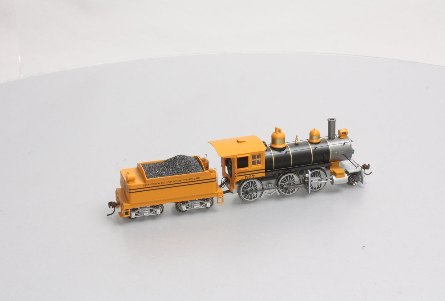 Roundhouse 84778 HO D&RGW RTR Old Time 2-6-0 Steam Locomotive #597