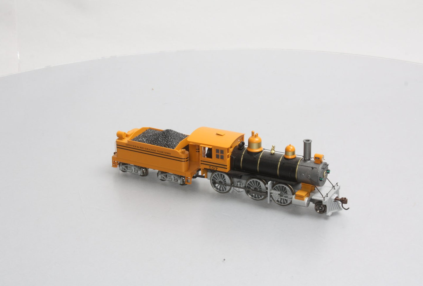 Roundhouse 84778 HO D&RGW RTR Old Time 2-6-0 Steam Locomotive #597