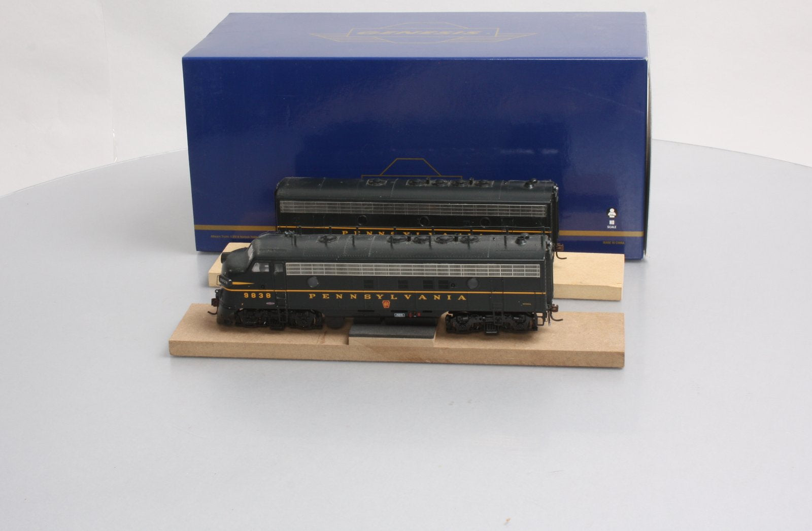 Athearn G22343 HO PRR FP7A/F7B Diesel Locomotive with DCC & Sound #9838A, #9838B