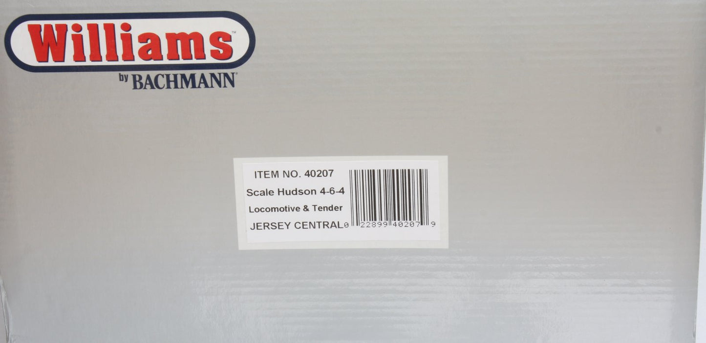 Williams 40207 O Gauge CNJ 4-6-4 Semi-Scale Hudson Steam Locomotive #8800