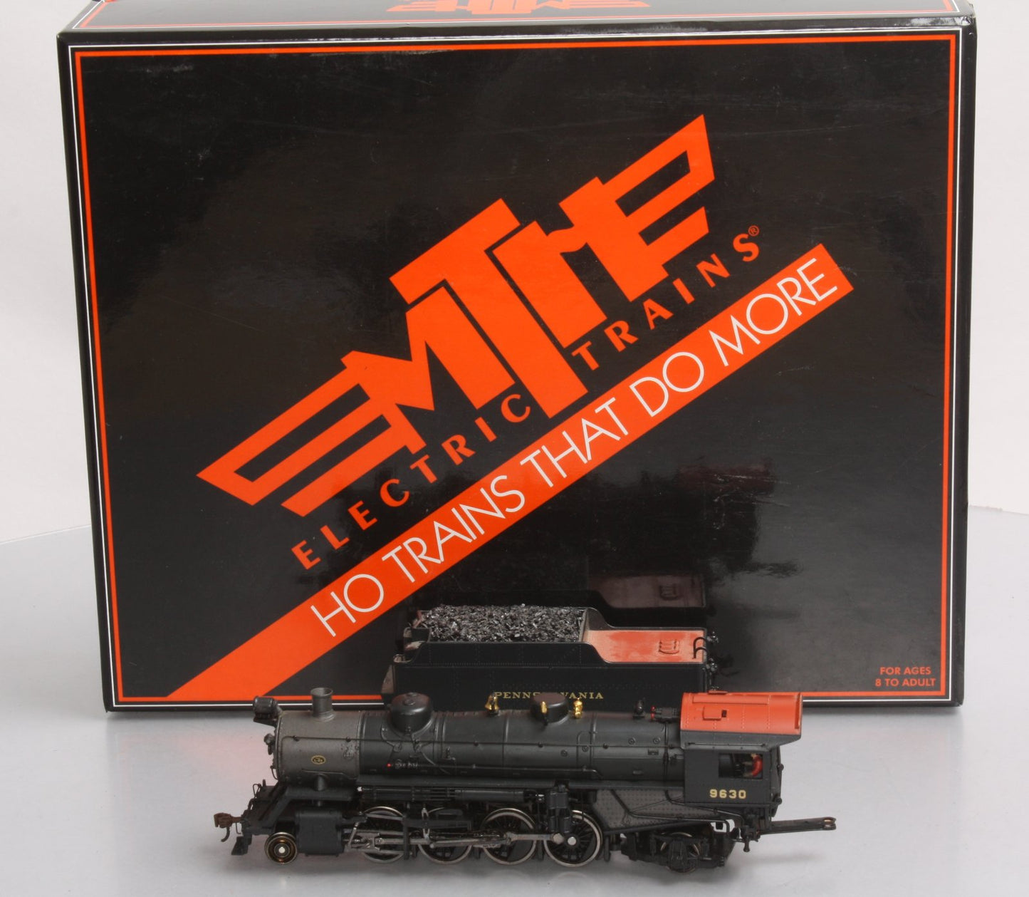 MTH 80-3140-1 Pennsylvania HO 2-8-2 USRA Light Mikado Steam Engine w/ P-S 3.0