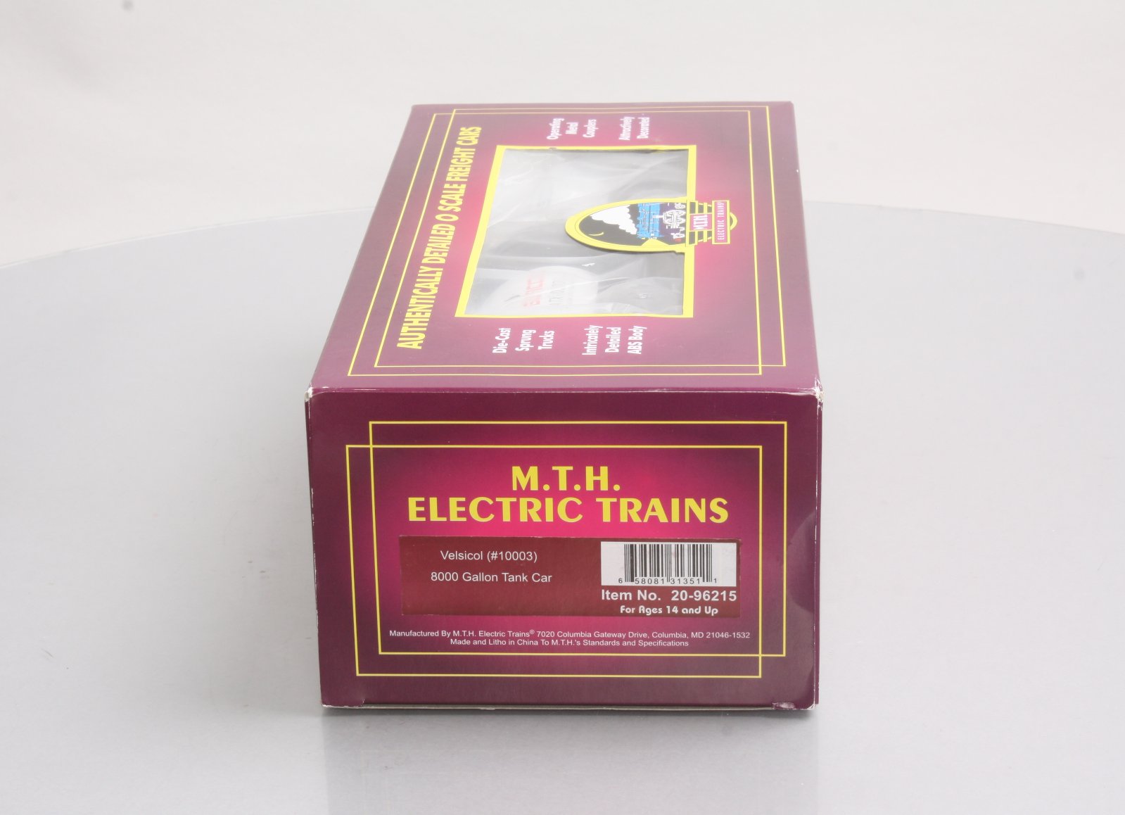 MTH 20-96215 Velsicol 8000 Gallon Tank Car #10002