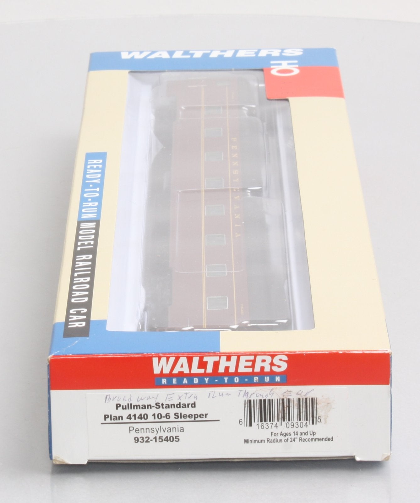 Walthers 932-15405 HO Scale Pennsylvania Plan 4140 10-6 Sleeper Car