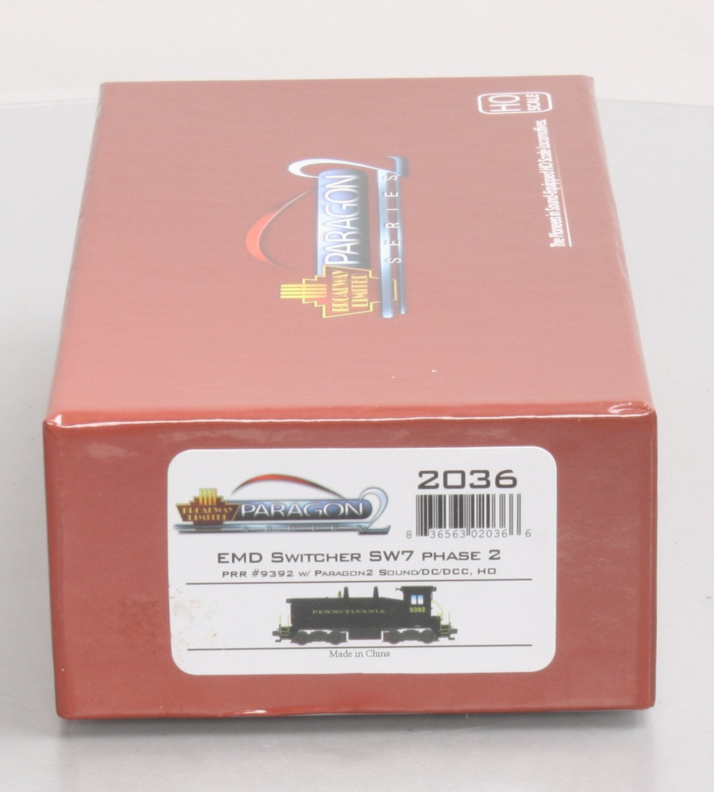 Broadway Limited 2036 HO Pennsylvania Diesel EMD Switcher SW7 Ph2 #9392