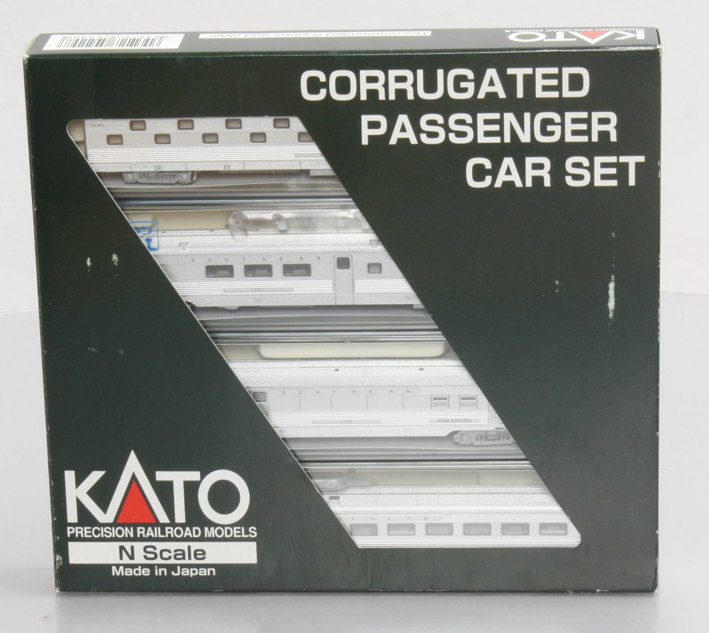 Kato 106-1505 N Southern Corrugated Passenger Cars Set A (Set of 4)