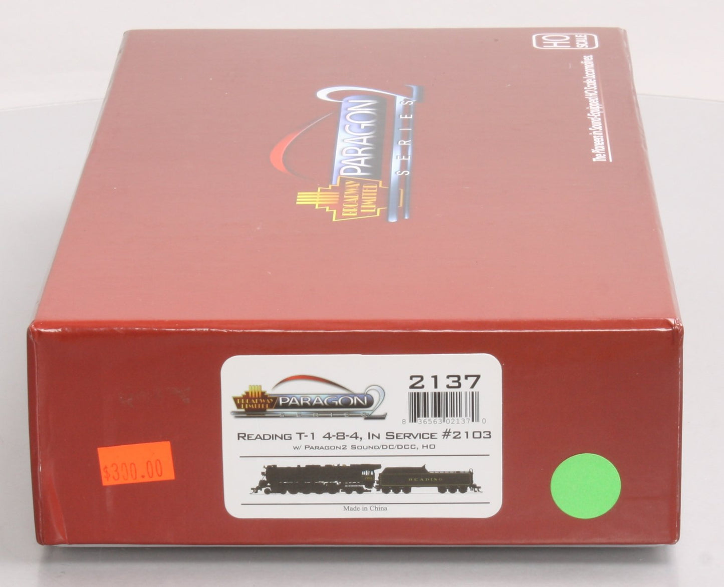 Broadway Limited 2137 HO Reading Class T-1 4-8-4 Paragon2™ #2103 w/Sound/DCC