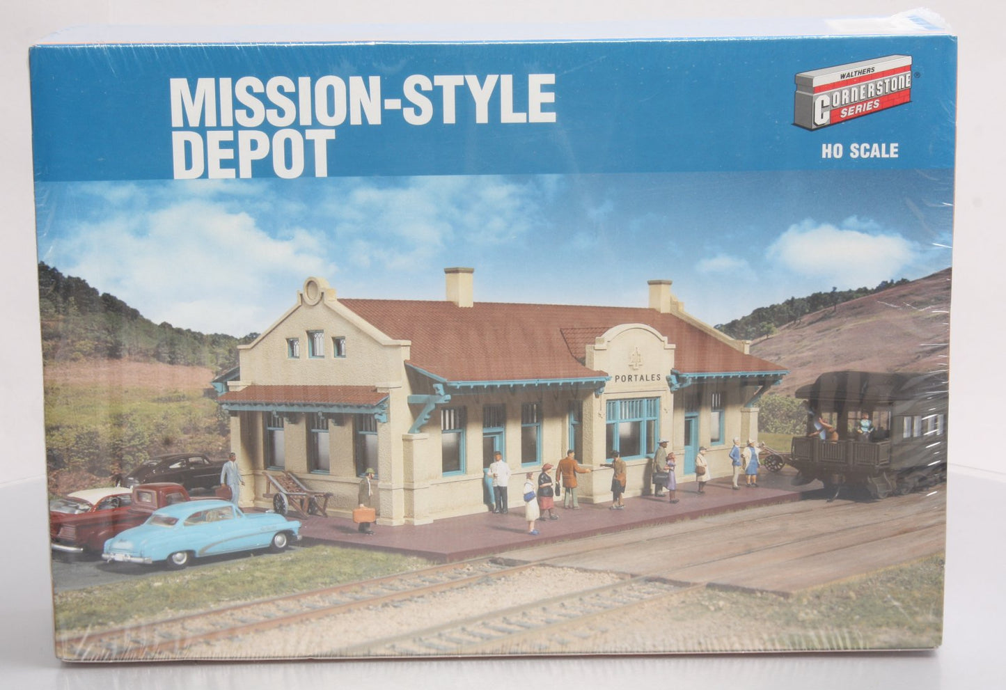 Walthers 932-2920 HO Conerstone Series Mission Style Depot Building Kit
