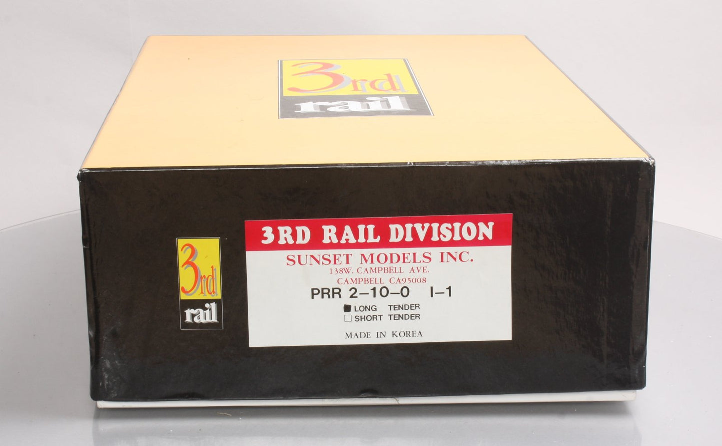 3rd Rail 4235 Brass Pennsylvania 2-10-0 Decapod Steam Loco & Tender - 3 Rail