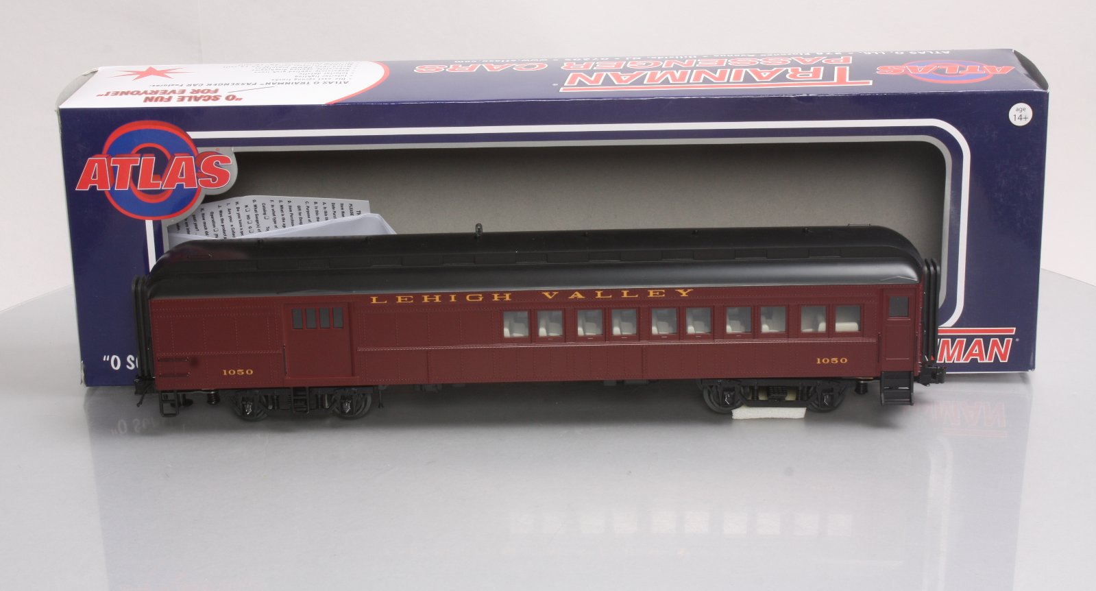 Atlas 2001206-1 Lehigh Valley 60' Combine Car #1050 (3 Rail)