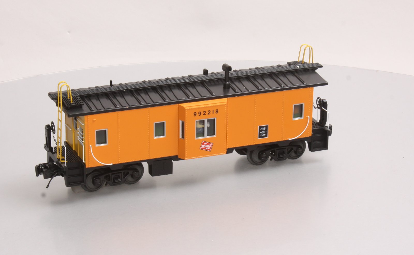 MTH 30-77195 O Gauge Milwaukee Road Bay-Window Caboose