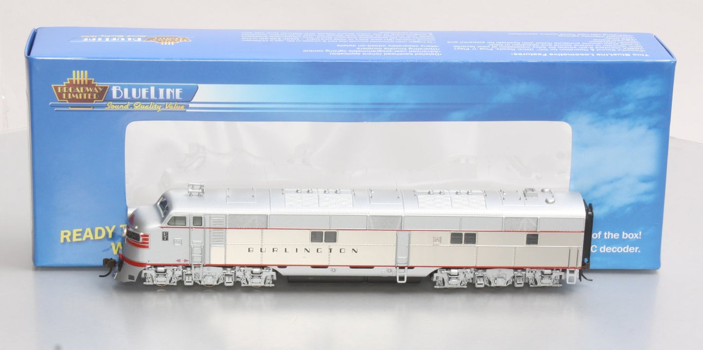 Broadway Limited 5245 HO CB&Q EMD E7A Diesel Locomotive with Sound #9949