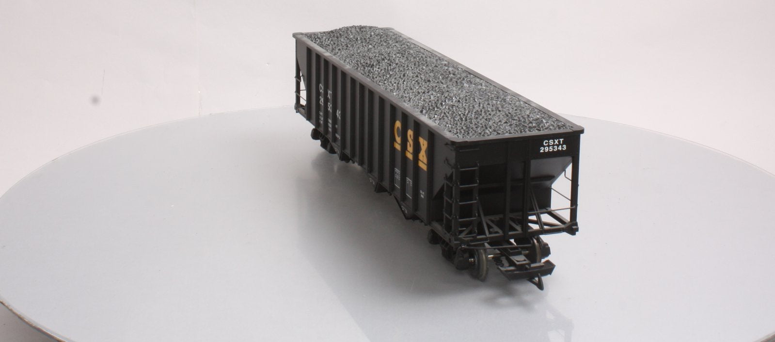 USA Trains R14011 G CSXT 70-Ton 3-Bay Coal Hopper with Coal Load #295338
