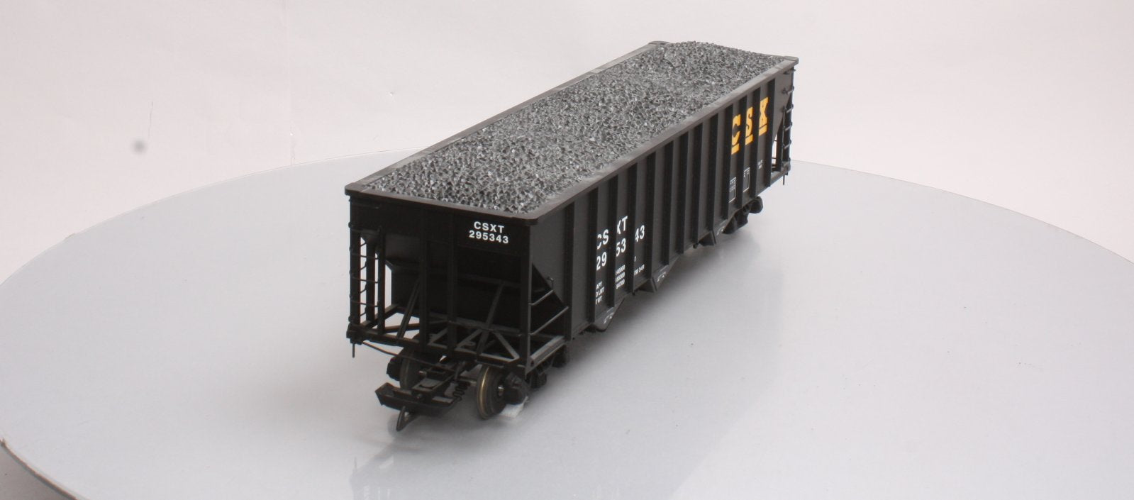 USA Trains R14011 G CSXT 70-Ton 3-Bay Coal Hopper with Coal Load #295338