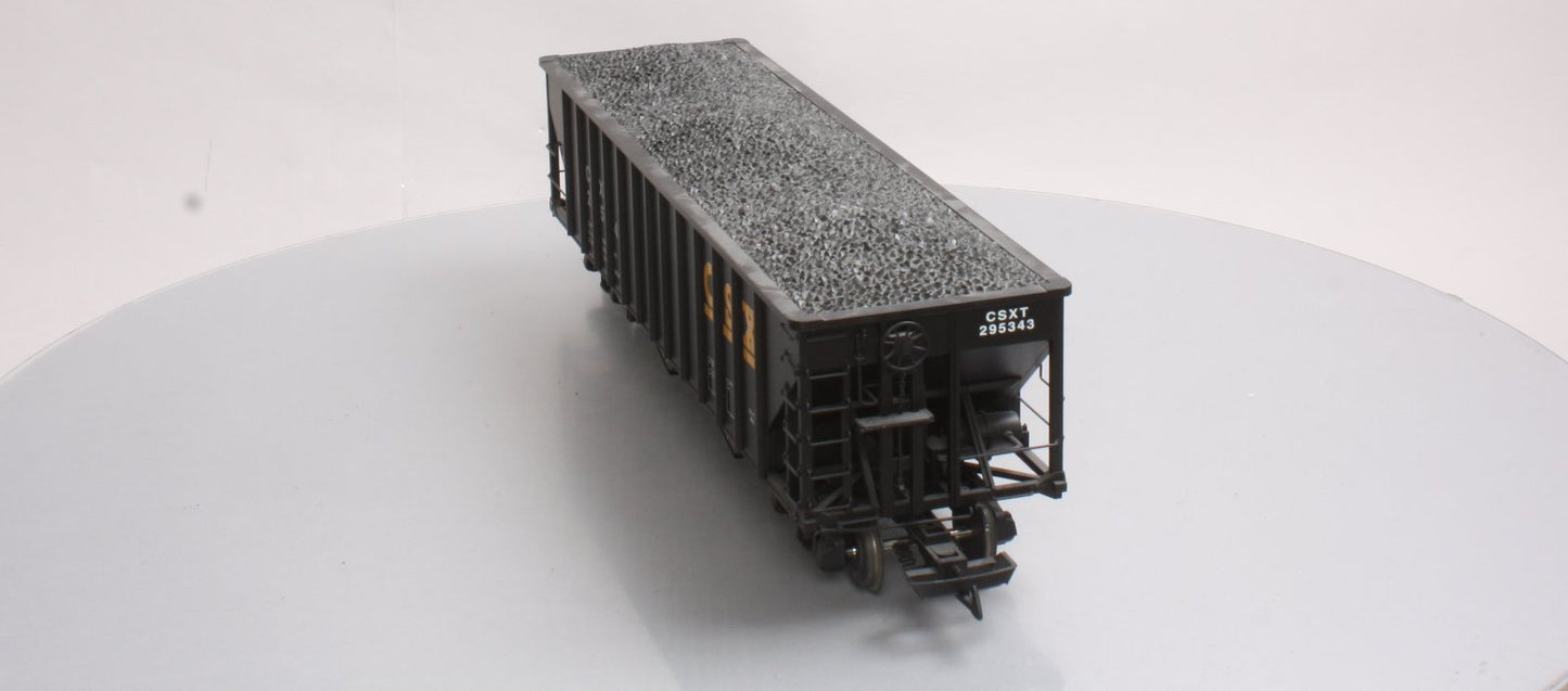 USA Trains R14011 G CSXT 70-Ton 3-Bay Coal Hopper with Coal Load #295338