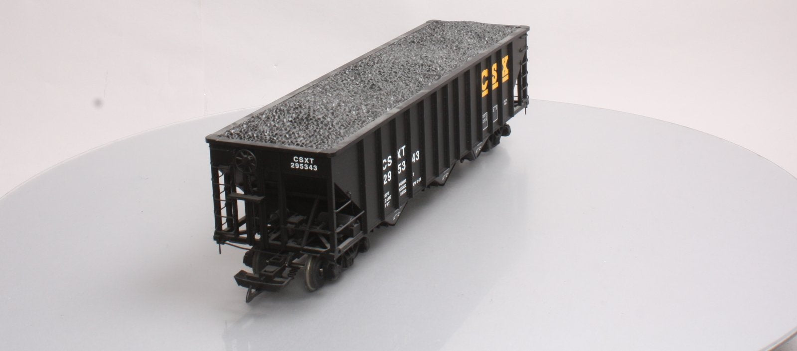 USA Trains R14011 G CSXT 70-Ton 3-Bay Coal Hopper with Coal Load #295338